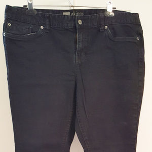 MOSSIMO Black Denim Jeans 16S Premium Skinny